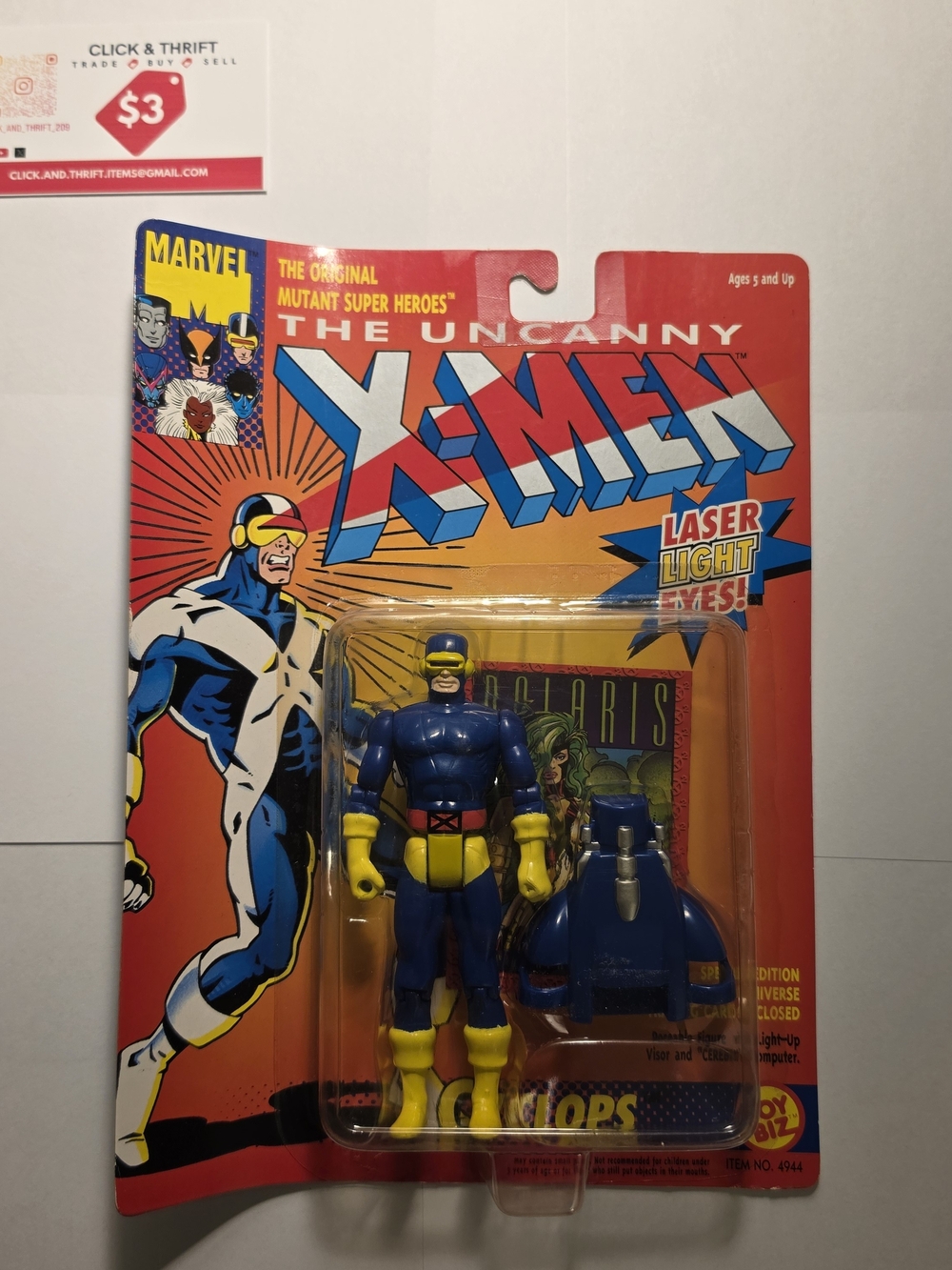 X-Men Marvel Cyclops Figurine CIB